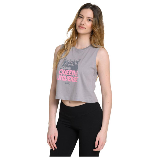 Target Γυναικεία αμάνικη μπλούζα Single Jersey Croped Vest Queen Target Γυναικεία αμάνικη μπλούζα Single Jersey Croped Vest Queen